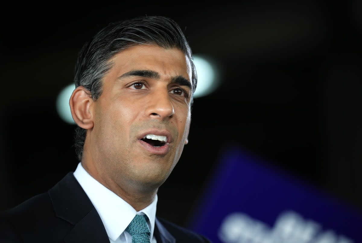 Rishi Sunak has agreed to be interviewed by Andrew Neil. (Getty Images,)