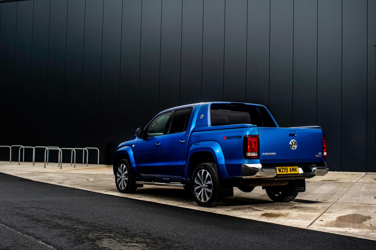 The Amarok behaves remarkably well on the road 