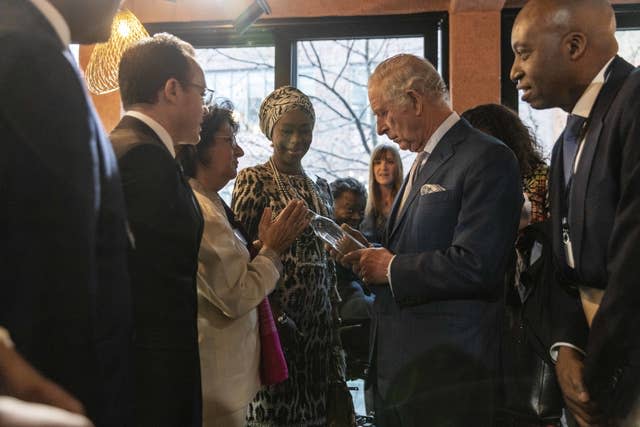 King visit to The Africa Centre