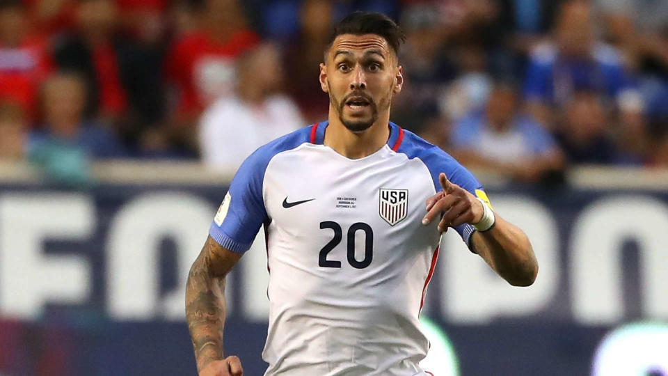 The Galaxy is interested in signing USMNT and Stoke City star Geoff Cameron. (AP)