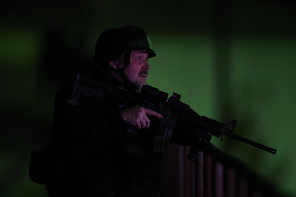 <p>Police at shooting in Walmart in Thornton, Colo., on Nov. 1, 2017. (Photo: Joe Amon/The Denver Post via Getty Images) </p>