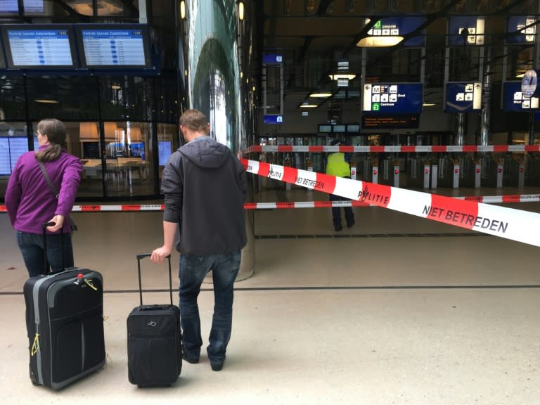 Two platforms at the station were evacuated and closed off to passengers