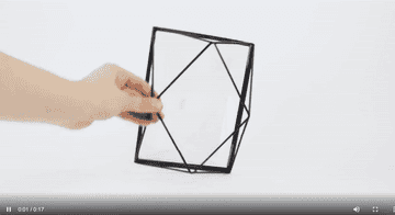 a gif of a person showing different angles of the frame
