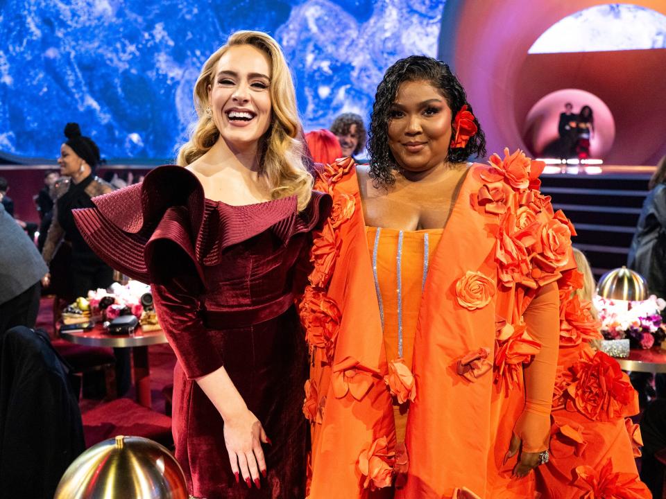 Adele and Lizzo.