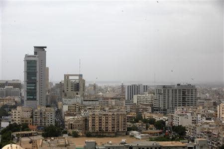 A view of the city skyline is pictured in Karachi September 3, 2013. Picture taken September 3, 2013. REUTERS/Stringer