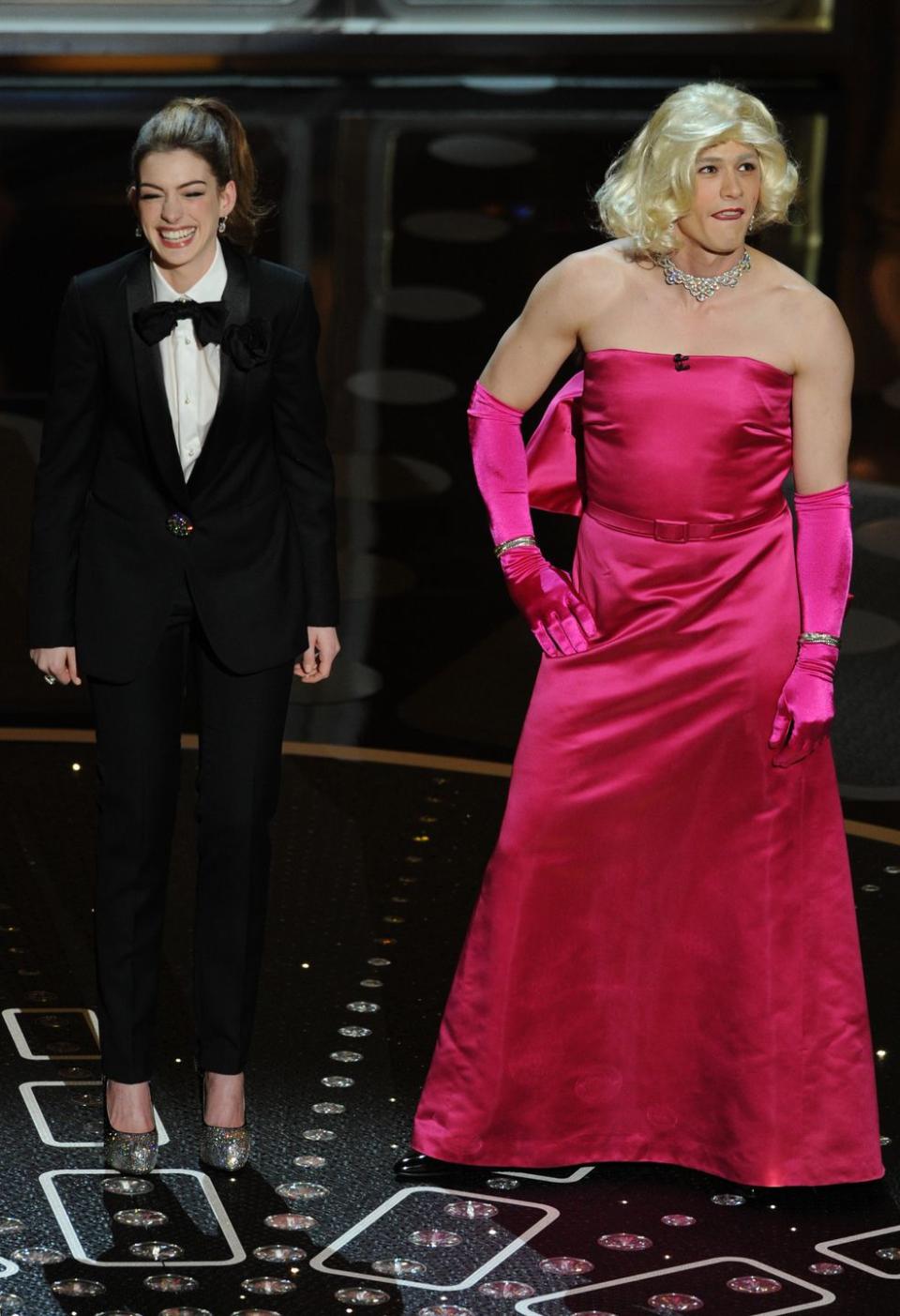 2011: Anne Hathaway and James Franco host "one of the worst Oscar telecasts."