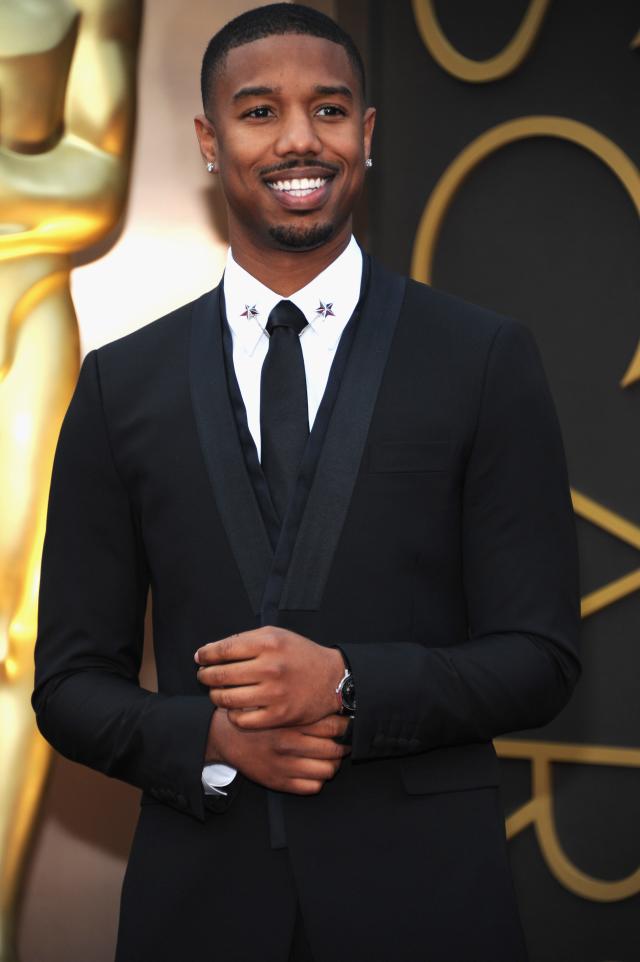 Michael B. Jordan in Dolce & Gabbana at the Met Gala 2015