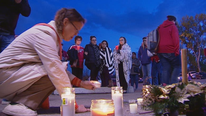 'Such a senseless act:' Slain Calgary Stampeder Mylan Hicks remembered in vigil at McMahon Stadium