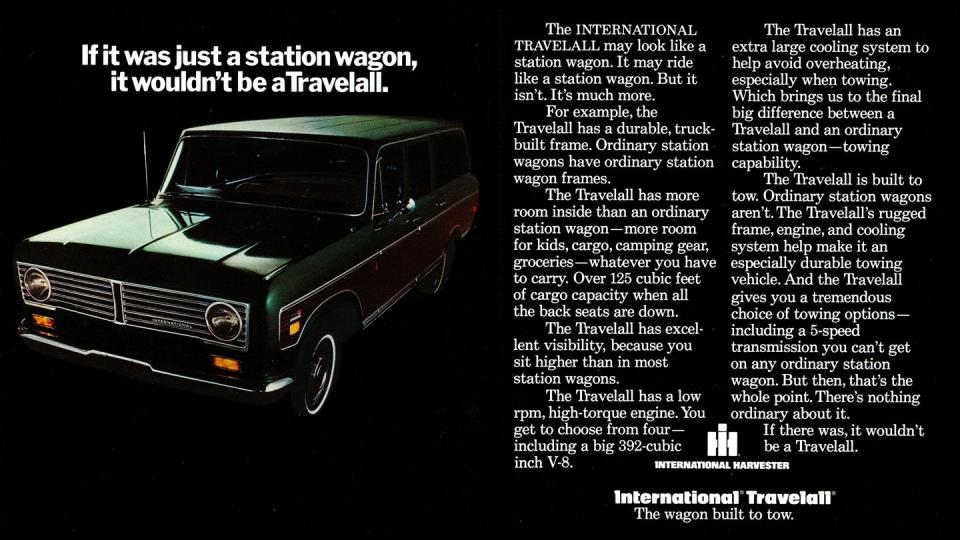 1973 ihc travelall magazine advertisement