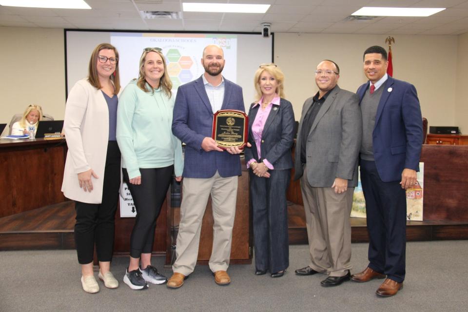 Assistant Principal Jordan Berry from Lewis School was named the 2024 Assistant Principal of the Year for the Okaloosa County School District.