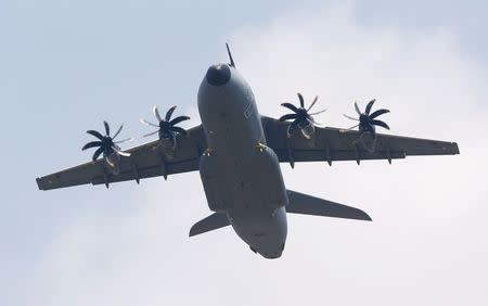 A Turkish Air Force A400M tactical transport aircraft takes off from Incirlik airbase in the southern city of Adana, Turkey, July 27, 2015. REUTERS/Murad Sezer