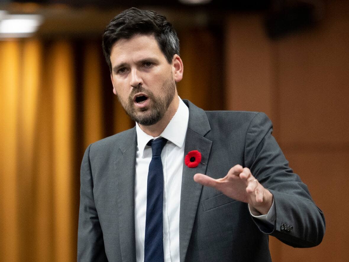 Immigration, Refugees and Citizenship Minister Sean Fraser is Nova Scotia's only federal cabinet minister. The Liberal MP for Central Nova said Thursday that the province can cut a fuel tax that's under its control. (Adrian Wyld/The Canadian Press - image credit)