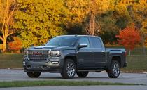 <p>Even if General Motors combined the sales of the Sierra and the Chevrolet Silverado (they are the same truck in different outfits, after all), the total would still fall short of the Ford F-series by tens of thousands of units. GMC sold just about the same number of Sierras in 2017 as it did the previous year. But it does get extra points for showing off one of the <a rel="nofollow noopener" href="https://blog.caranddriver.com/rad-fox-gmc-debuts-wildly-retro-desert-fox-concept-video/" target="_blank" data-ylk="slk:coolest retro concepts;elm:context_link;itc:0;sec:content-canvas" class="link ">coolest retro concepts</a> of the year. Following the recent debut of the next-generation Silverado, a brand-new Sierra is on the horizon, so expect a boost in sales. <a rel="nofollow noopener" href="https://www.caranddriver.com/reviews/2018-gmc-sierra-1500-in-depth-model-review" target="_blank" data-ylk="slk:READ MORE ››;elm:context_link;itc:0;sec:content-canvas" class="link ">READ MORE ››</a></p>