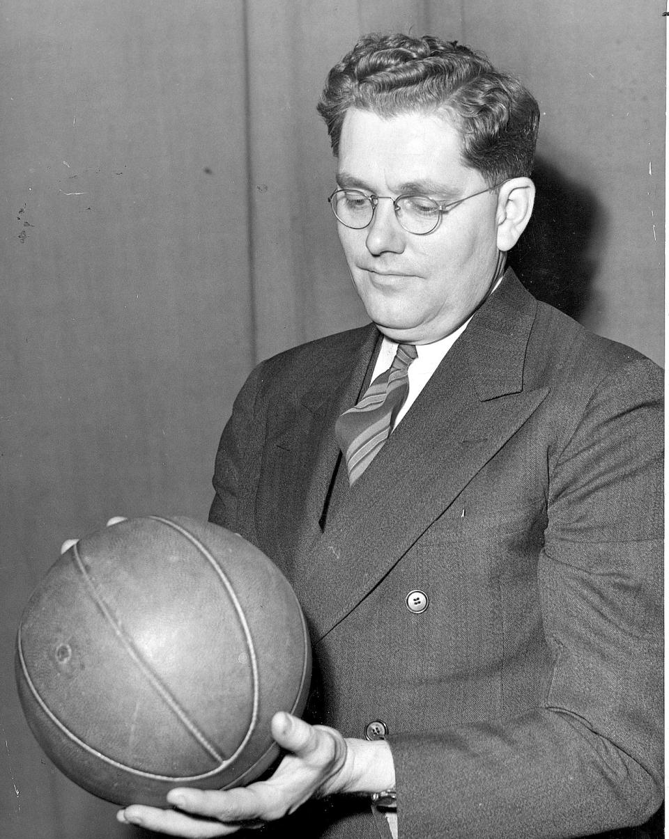 John Mauer coached at three SEC schools. He was Adolph Rupp's predecessor at Kentucky from 1927 to 1929, and coached at Florida in the 1950s. Mauer arrived at Tennessee in 1938 from Miami, Ohio, and elevated the winning program he inherited to an even higher plateau before leaving in 1947.