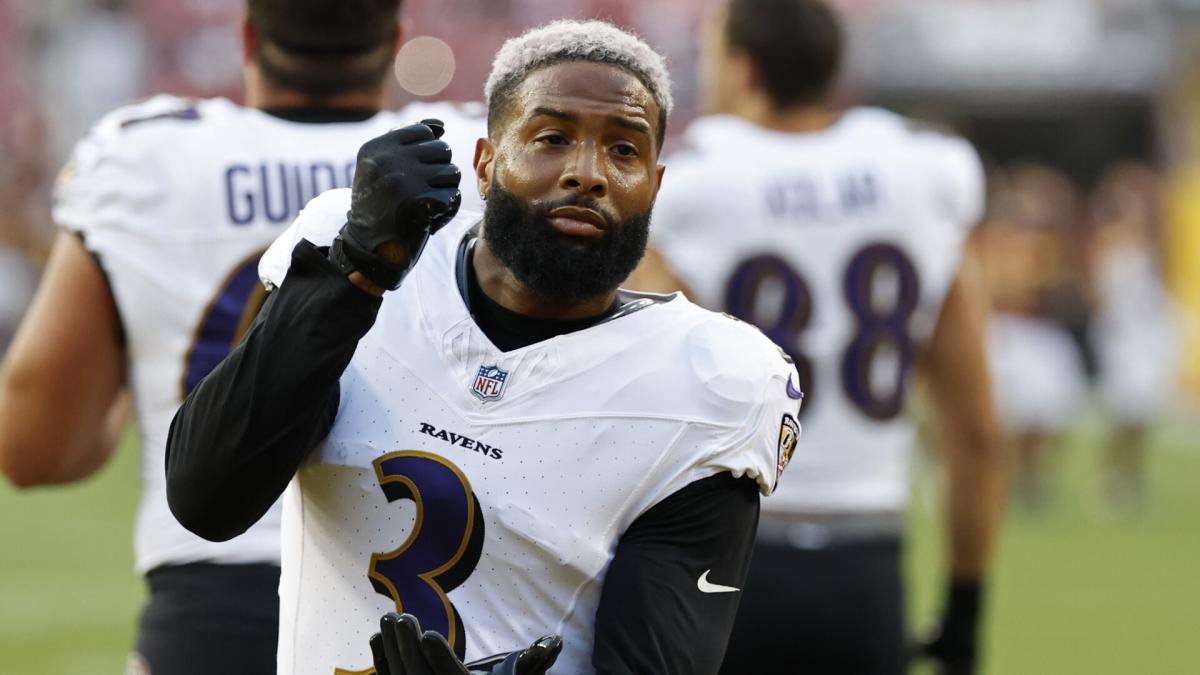 Ravens' Odell Beckham Jr. (ankle) added to injury report as veteran WR eyes  long-awaited NFL return vs. Texans 