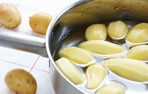 Forget boiling your potatoes in water - there's a much more delicious way, according to Tyler. Photo: Getty