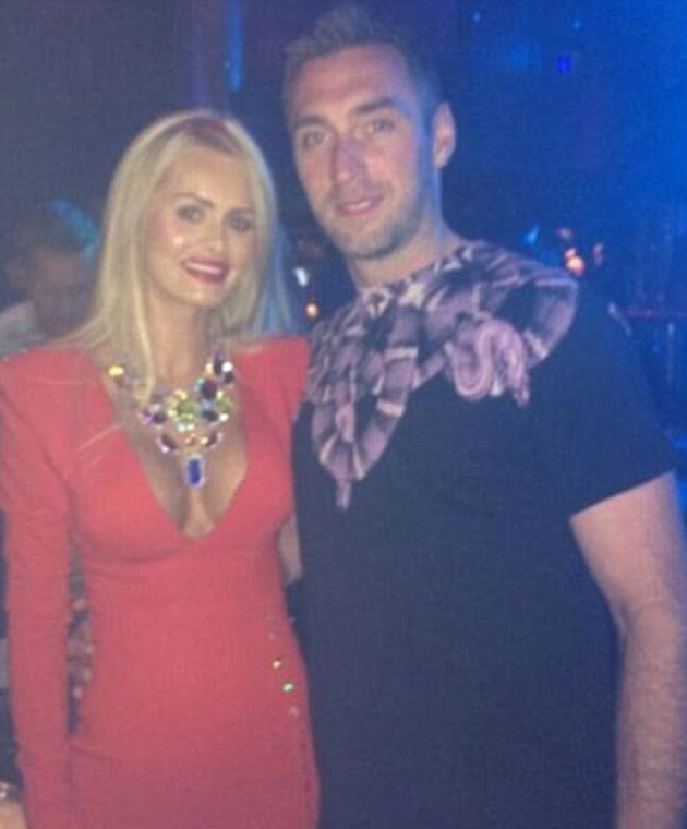 Leah Shevlin and Allan McGregor. Photo: Twitter.