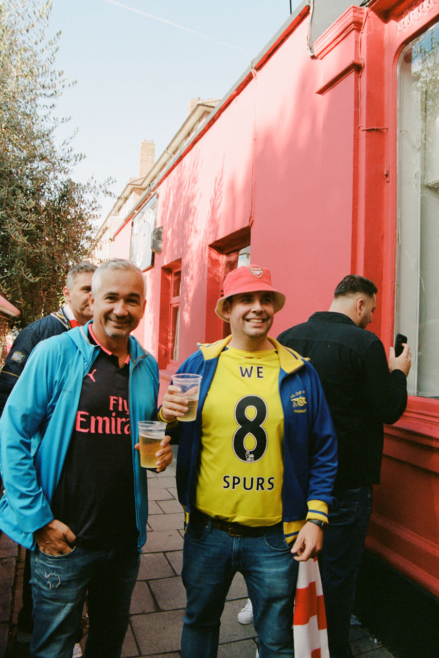 arsenal tottenham hotspur derby day london football soccer match behind the scenes game tj sawyerr gunners photos info