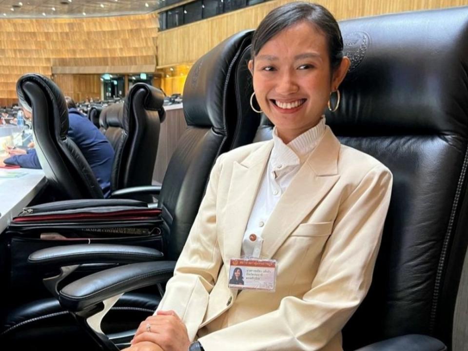 泰國女眾議員鍾緹查（圖）遭指冒犯君主遭判刑，緟緹查不服，將提出上訴。