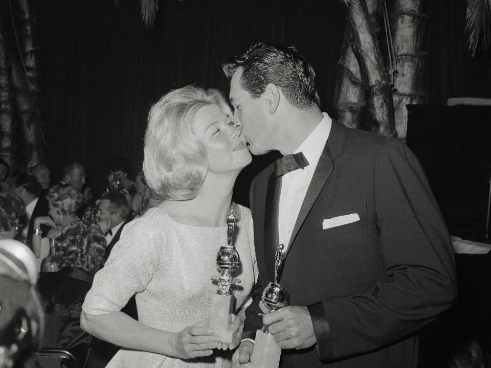 doris day rock hudson golden globes