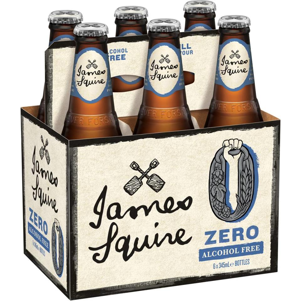 James Squire Zero Alcohol Bottles, 6 for $15