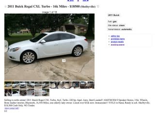 Craigslist ad