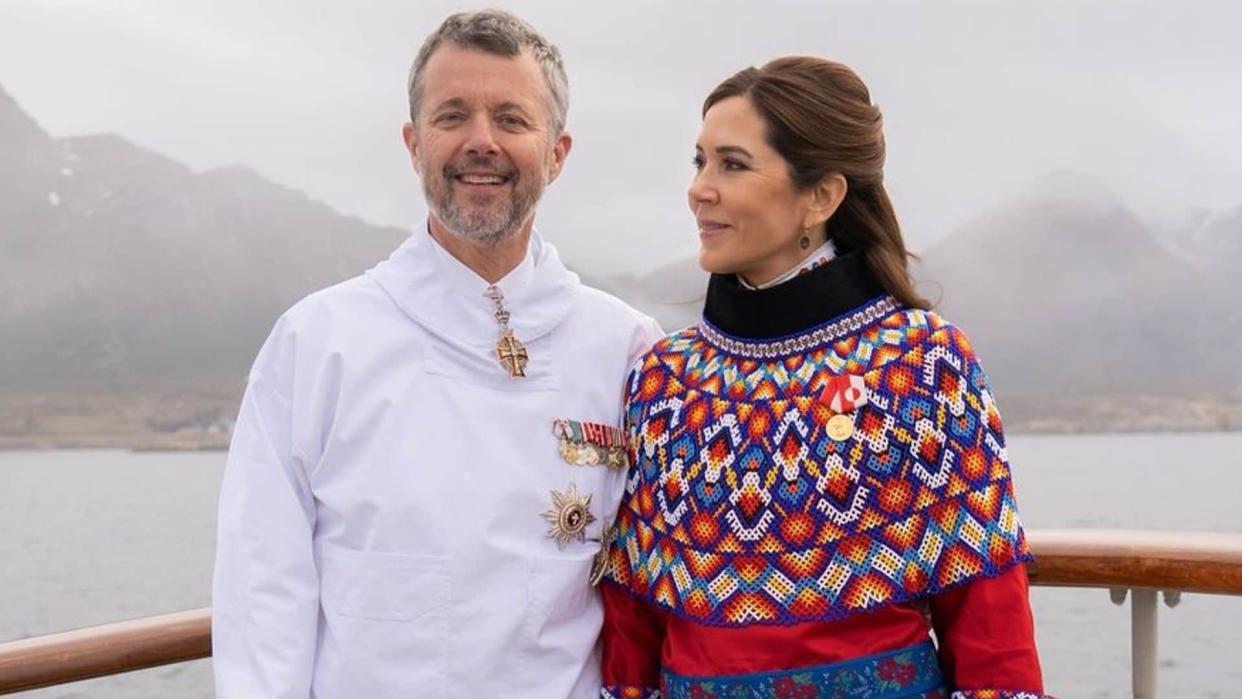 Mary de Dinamarca, con el traje tradicional de Groenlandia