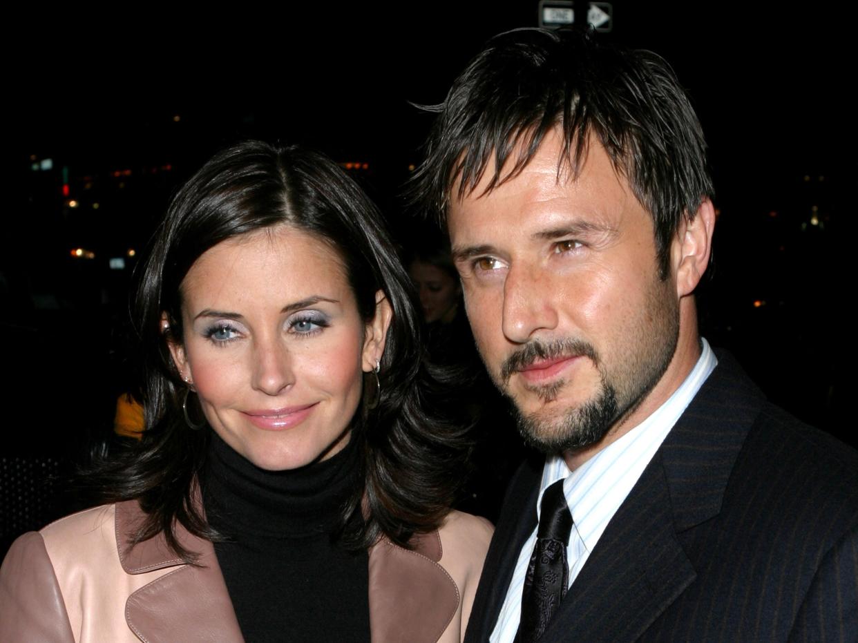 A picture of Courteney Cox and David Arquette