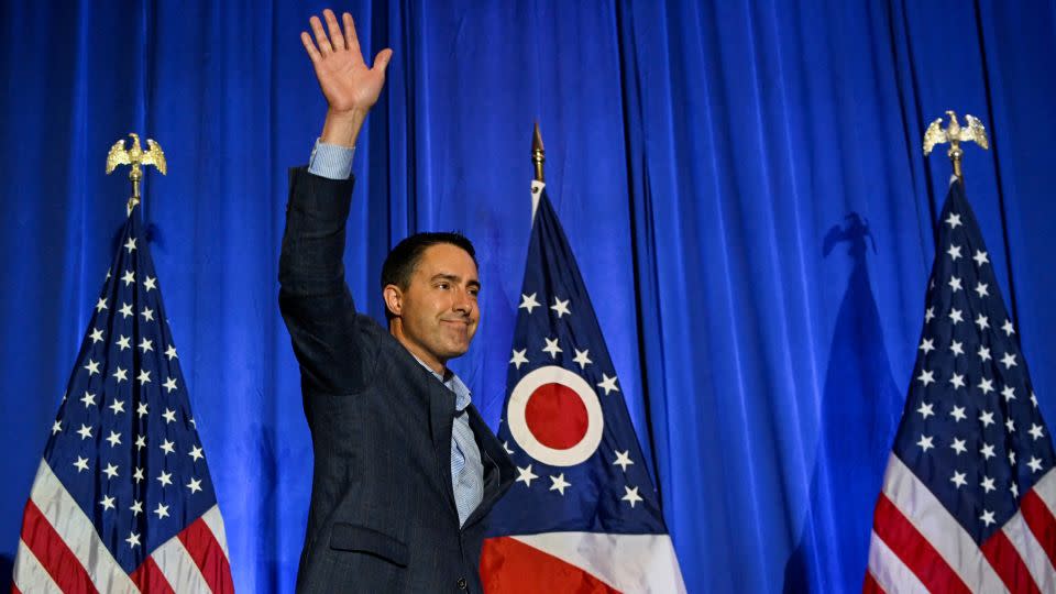 Secretary of State Frank LaRose attends an election night party for J.D. Vance in Columbus on November 8, 2022. - Gaelen Morse/Reuters