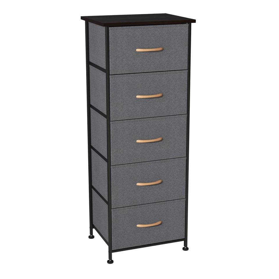 Somdot Tall Dresser for Bedroom with 5 Drawers