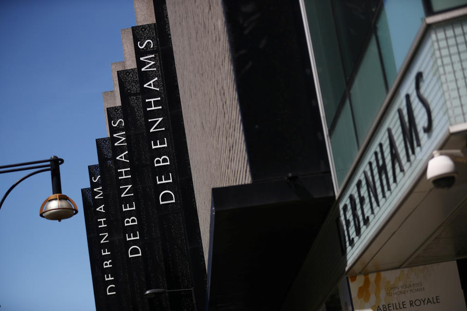 Debenhams is pictured in Oxford Circus, following the outbreak of the coronavirus disease (COVID-19), London, Britain, May 28, 2020. REUTERS/Hannah McKay