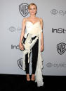 <p>Outfit swap! Diane Kruger changed her look for the InStyle and Warner Bros. party. (Photo: Jon Kopaloff/FilmMagic) </p>