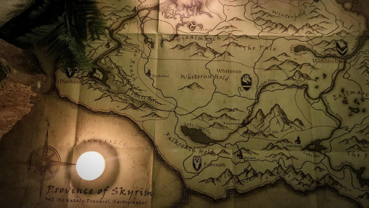  Elder Scrolls map. 