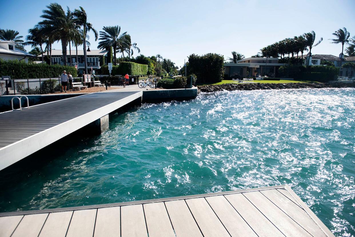 Just west of Palm Beach's iconic Annie's Dock is a home at 1616 N. Ocean Blvd., where strangers have often come uninvited onto the property, thanks in part to the lack of parking in the surrounding area near the inlet.