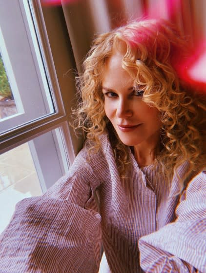 Actress Nicole Kidman photographed for the Envelope Drama Roundtable using the Huji Photo App. CREDIT: Sunday Urban