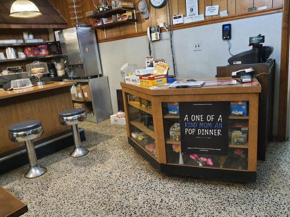 Noble's Restaurant and Truck Stop in Corinth, Ky, feels like a highway version of the Cheers bar.