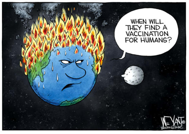 5 scorching cartoons about worsening climate change