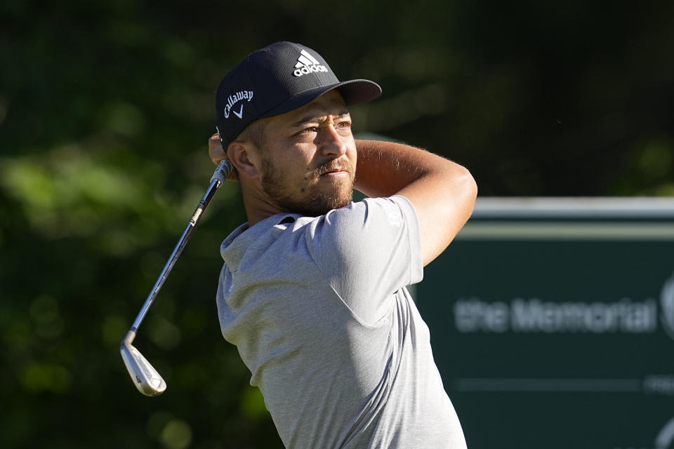 Xander Schauffele hasn't finished outside the top 10 in any of his U.S. Open starts. (AP Photo/Darron Cummings)