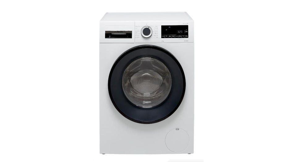 This Bosch washing machine has a 9kg drum capacity. 