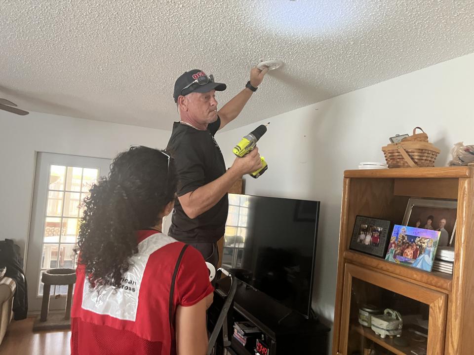 The Red Cross and the Ocoee Fire Department installed free smoke alarms and educated people about fire safety.