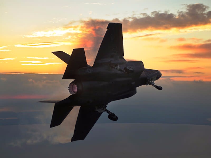 f-35B sunset