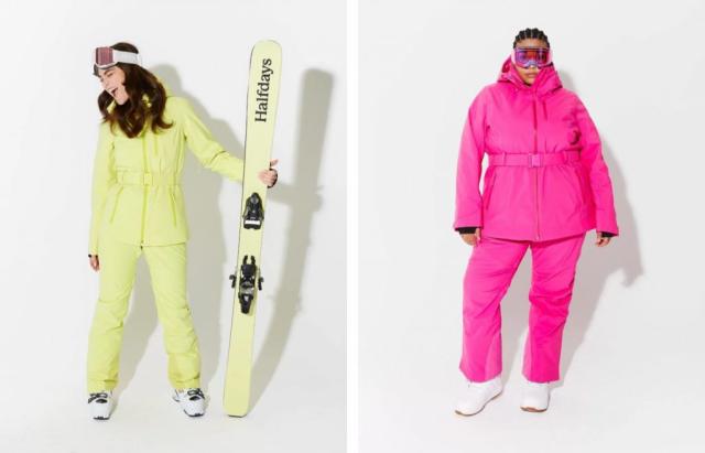 Meet Halfdays, the woman-owned brand behind the ultra-chic ski jackets all  over Instagram