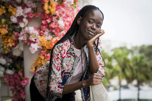 Director Ramata-Toulaye Sy poses for portrait photographs for the film 'Banel & Adama' at the 76th international film festival, Cannes, southern France, Saturday, May 20, 2023. (Photo by Scott Garfitt/Invision/AP)