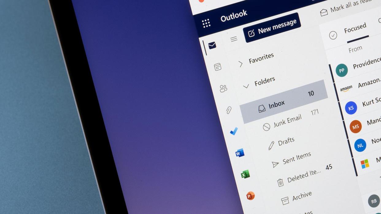 Microsoft Outlook inbox