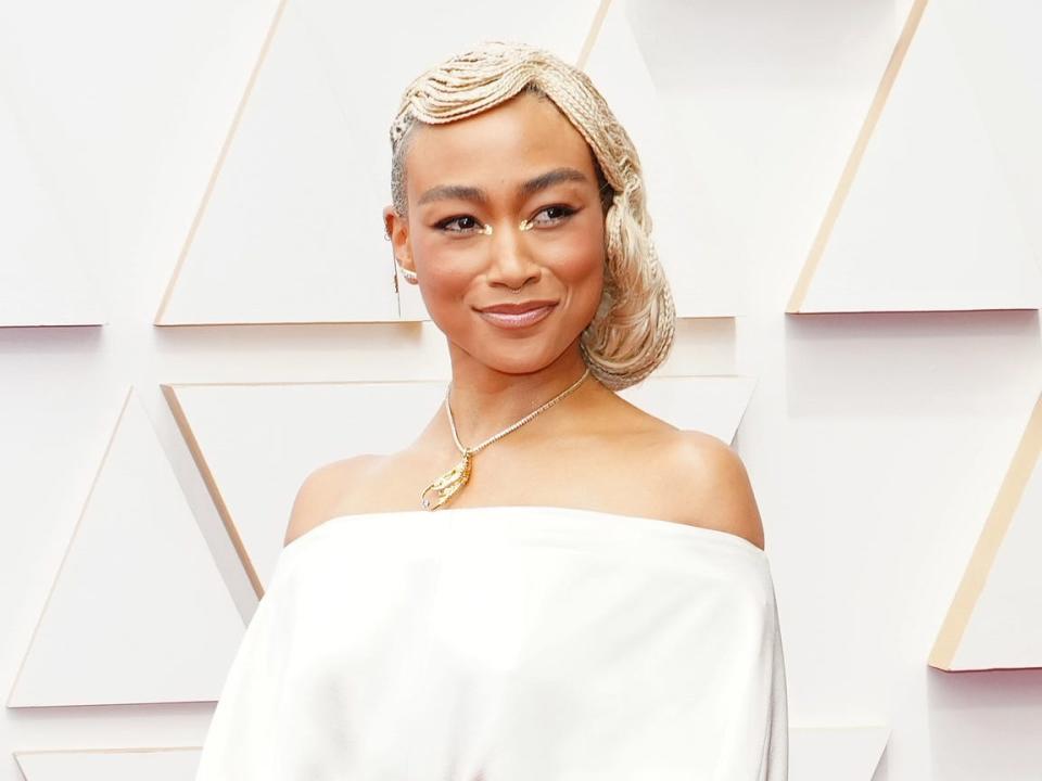 Tati Gabrielle at the 2022 Oscars.