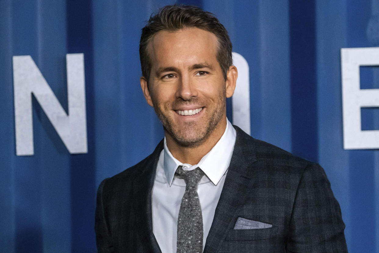 Ryan Reynolds attends the premiere of Netflix's "6 Underground" at The Shed at Hudson Yards on Tuesday, Dec. 10, 2019, in New York. (Photo by Charles Sykes/Invision/AP)