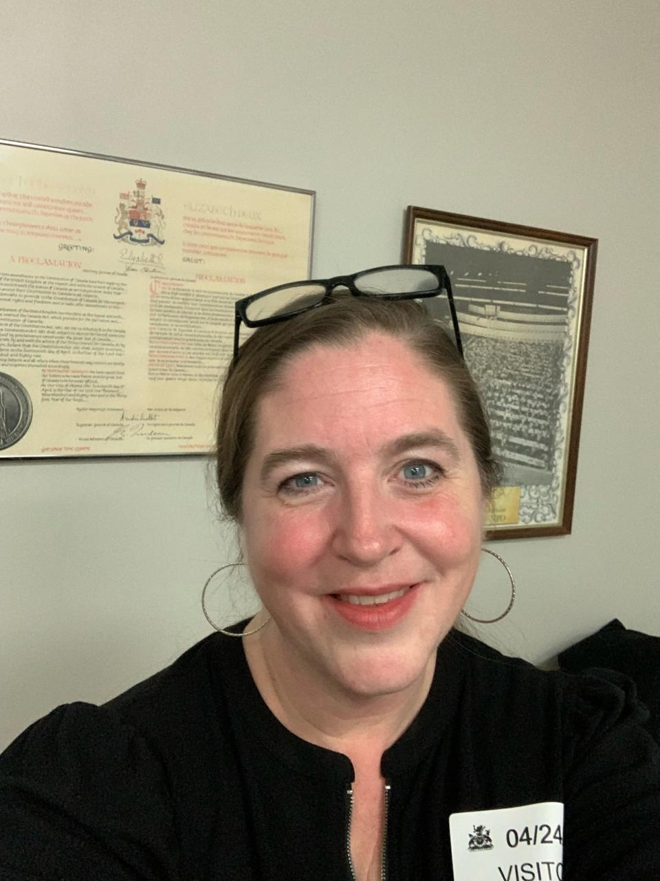 Kate Dudley-Logue, a mother of two children with autism and an executive member of the Ontario Autism Coalition, visited Queen's Park this week to lobby for better support for students with special education needs.