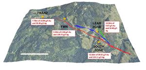 Zones of Gold-Silver Mineralization