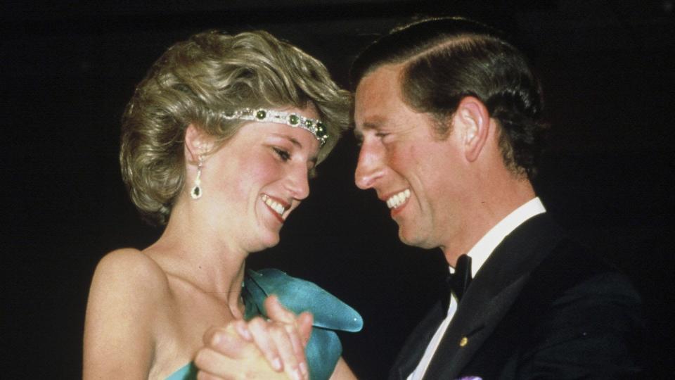 Princess Diana dancing with King Charles