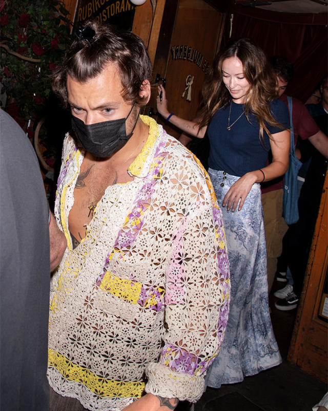 Harry Styles flashes new tattoo seemingly dedicated to ex Olivia Wilde